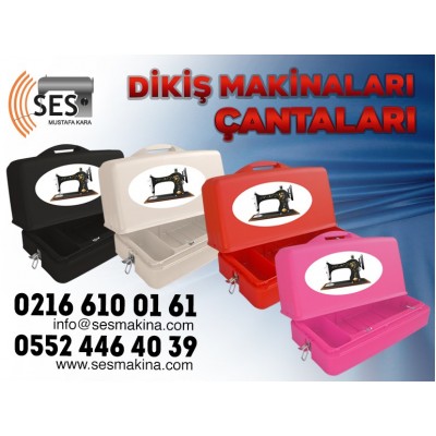 MAKİNE RESİM BASKILI DİKİŞ MAKİNE ÇANTALARI